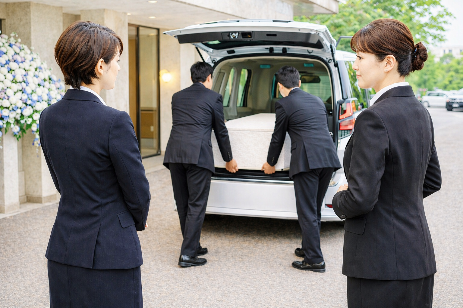 火葬場へ